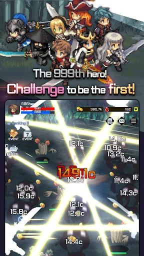 Idle 999th Hero:AFK RPG screenshot 4