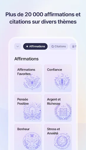 Yessi (Affirmations+alarme) screenshot 3