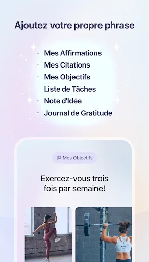 Yessi (Affirmations+alarme) screenshot 4
