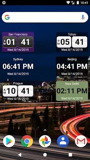World Clock Widget screenshot 2