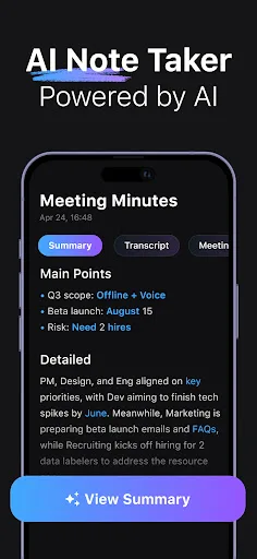 Voice Memos: AI Note Recorder screenshot 3