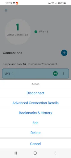 Ivanti Secure Access Client screenshot 3