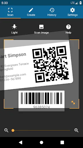 QRbot: QR & barcode reader screenshot 1