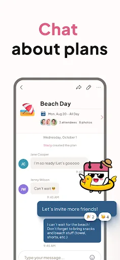 PlanPop: Shared Calendar App screenshot 3