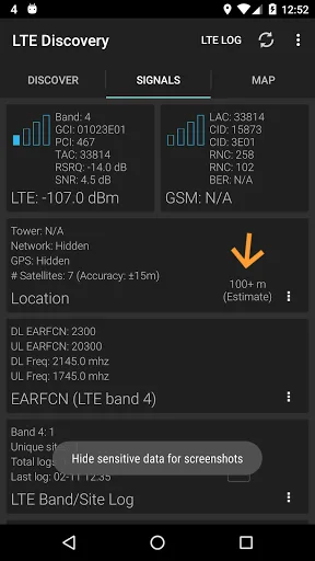 LTE Discovery (5G NR) screenshot 1