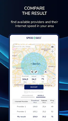 Speed Test by SPEEDGEO screenshot 2