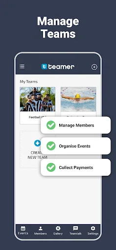 Teamer - Sports Team App screenshot 2