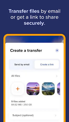 TransferNow screenshot 2