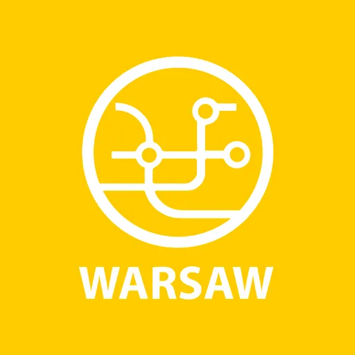 Public transport map Warsaw