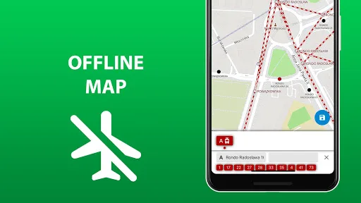 Public transport map Warsaw screenshot 5