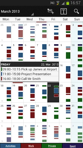 Business Calendar screenshot 3