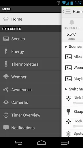 HomeWizard screenshot 2