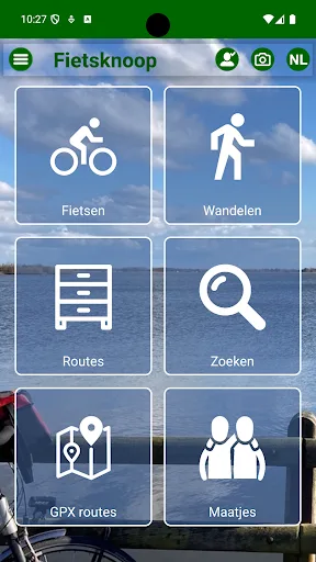 Fietsknoop biking and hiking screenshot 1