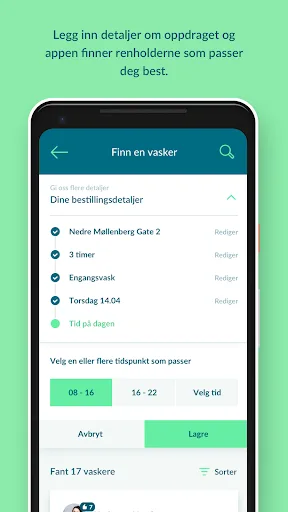 Vaskehjelp screenshot 3