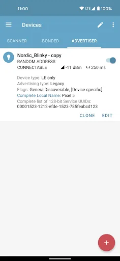 nRF Connect for Mobile screenshot 4