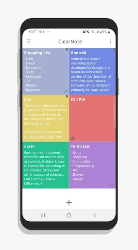 ClearNote Notepad Notes screenshot 1