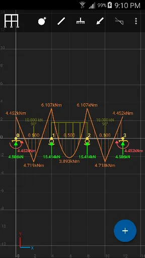SW FEA 2D Frame Analysis screenshot 4