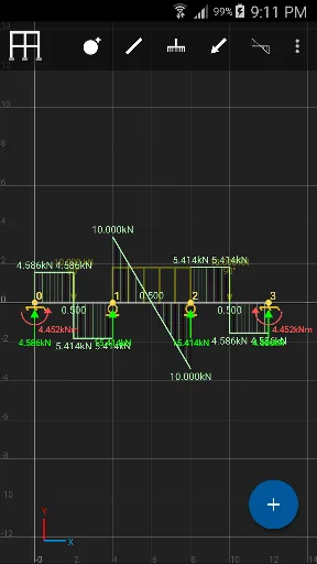 SW FEA 2D Frame Analysis screenshot 5