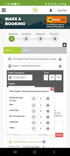 Super Shuttle NZ screenshot 2