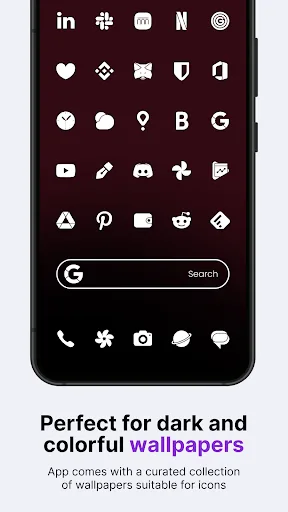 Lena White: Glyph Icon Pack screenshot 2