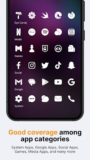 Lena White: Glyph Icon Pack screenshot 4