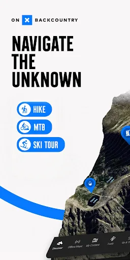onX Backcountry Trail Maps GPS screenshot 1
