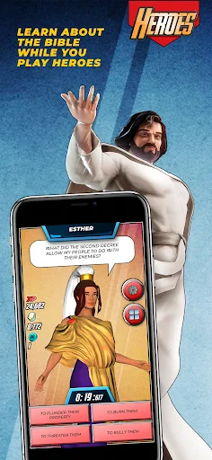Bible Trivia Game: Heroes screenshot 2