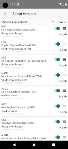 Parallel Plus® Bible-study app screenshot 3