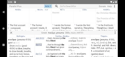 Parallel Plus® Bible-study app screenshot 4