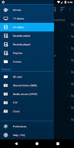 NOVA Video Player screenshot 1
