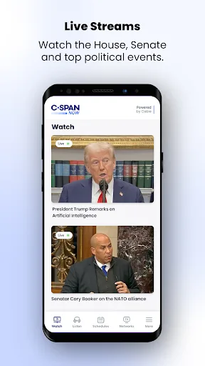 C-SPAN Now screenshot 1