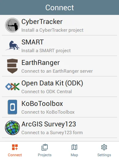 CyberTracker screenshot 1