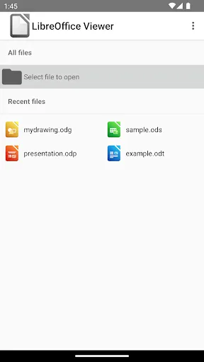 LibreOffice Viewer screenshot 1