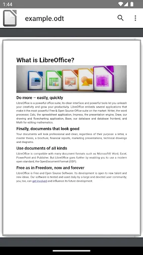 LibreOffice Viewer screenshot 2