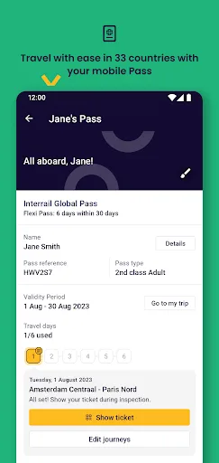Eurail/Interrail Rail Planner screenshot 4