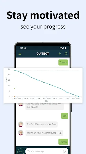 QuitBot: Quit Smoking Coach screenshot 2