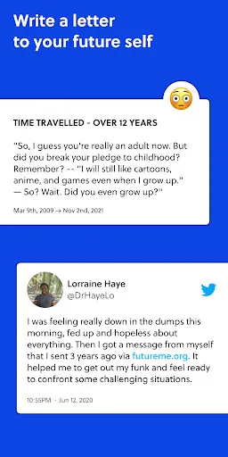 FutureMe screenshot 2