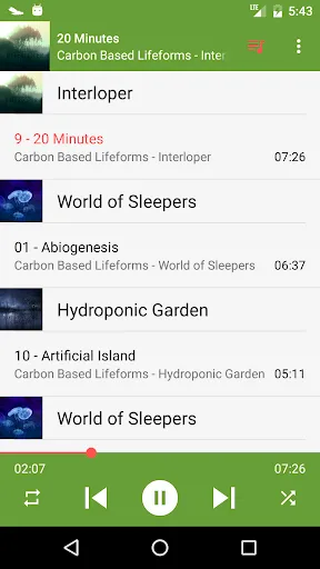 Odyssey Music Player screenshot 2