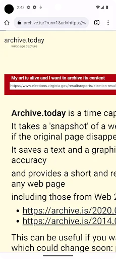 Share 2 Archive Today screenshot 4