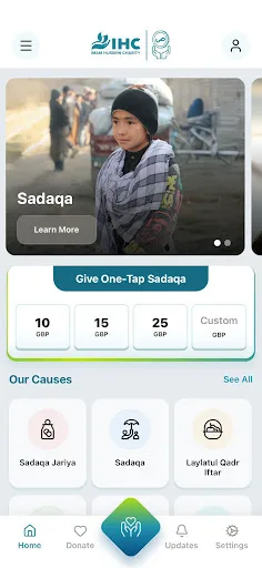 Sadaqa | Donate to Charity screenshot 1