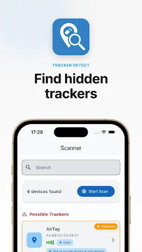 Tracker Detect screenshot 1