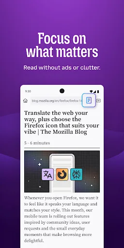 Firefox Fast & Private Browser screenshot 5