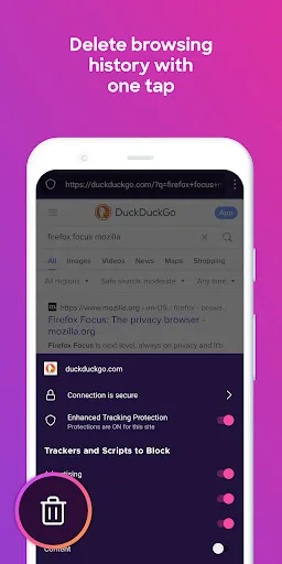 Firefox Focus: No Fuss Browser screenshot 2