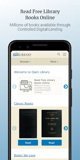 Open Library screenshot 1