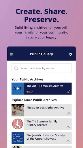 Permanent Archive screenshot 1