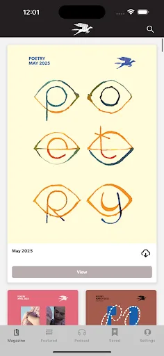 Poetry Magazine screenshot 1