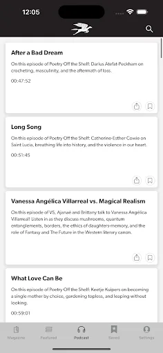 Poetry Magazine screenshot 5