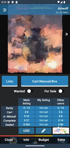 Retro Game Collector #database screenshot 3