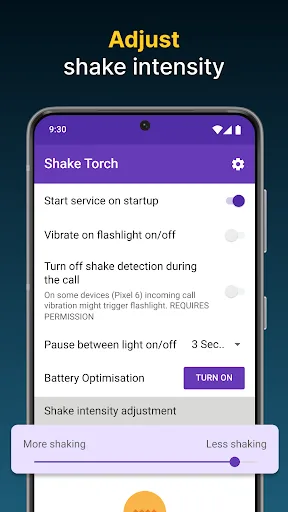 Shake Flashlight - Fast Torch screenshot 5