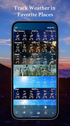World Weather Clock Widget screenshot 3